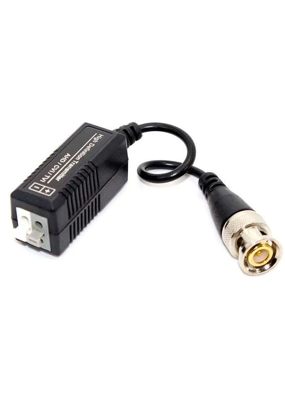 Передавач відео Video Balun BNC для CCTV камер відеоспостереження, 2шт No Brand (325701609)