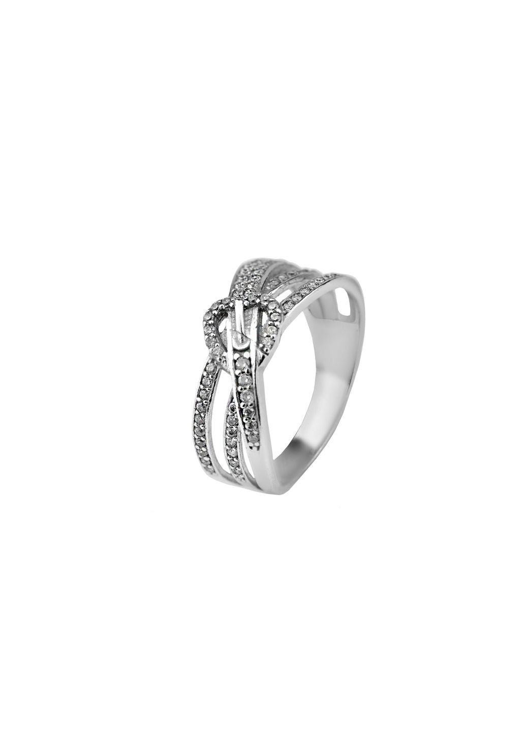 Кільце срібне з цирконієм Ідеал 1155/1р, розмір, 17 розмір No Brand (316398605)