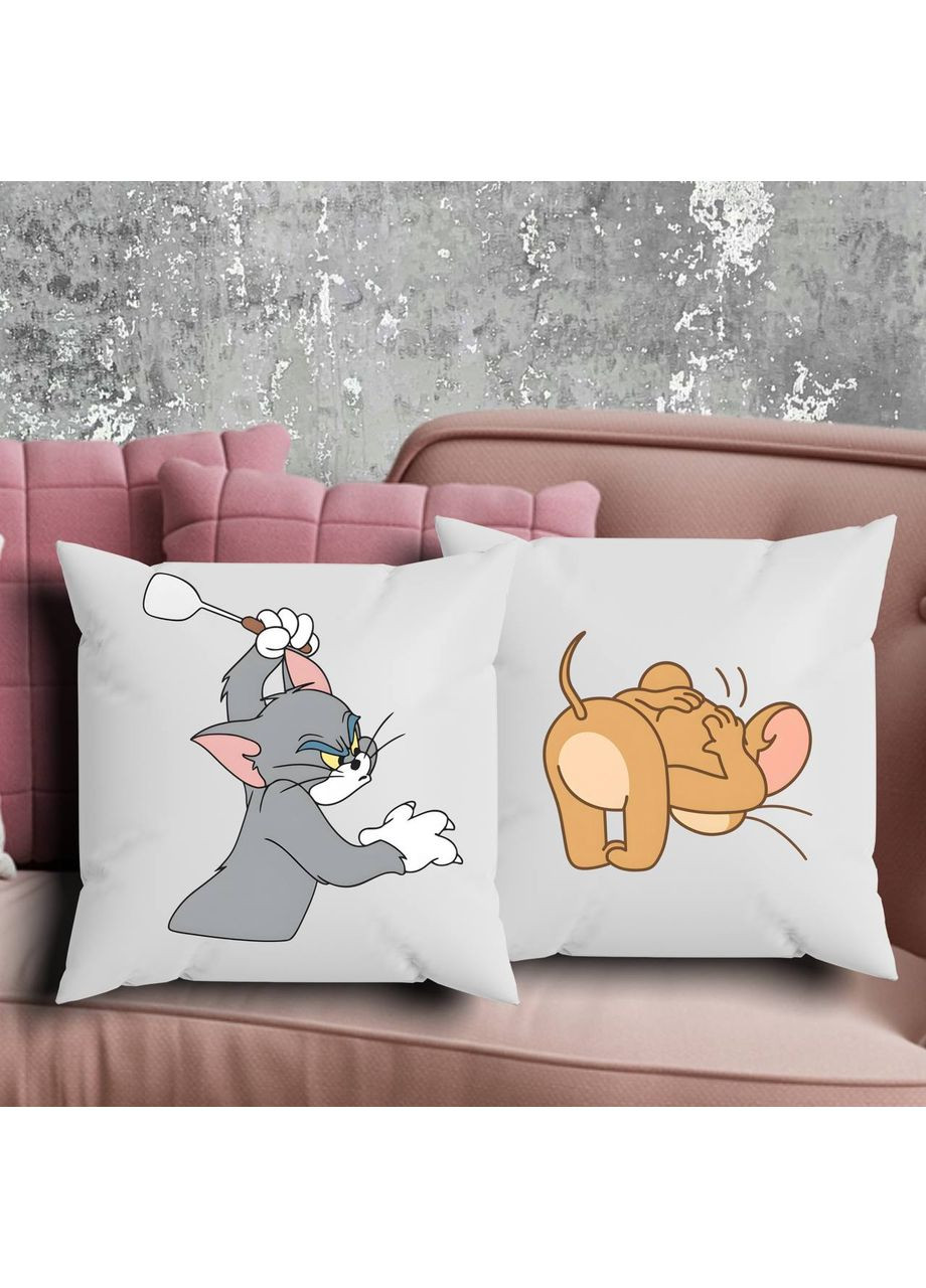 Парні подушки з принтом - Том і Джеррі! Hand Made (368832100)