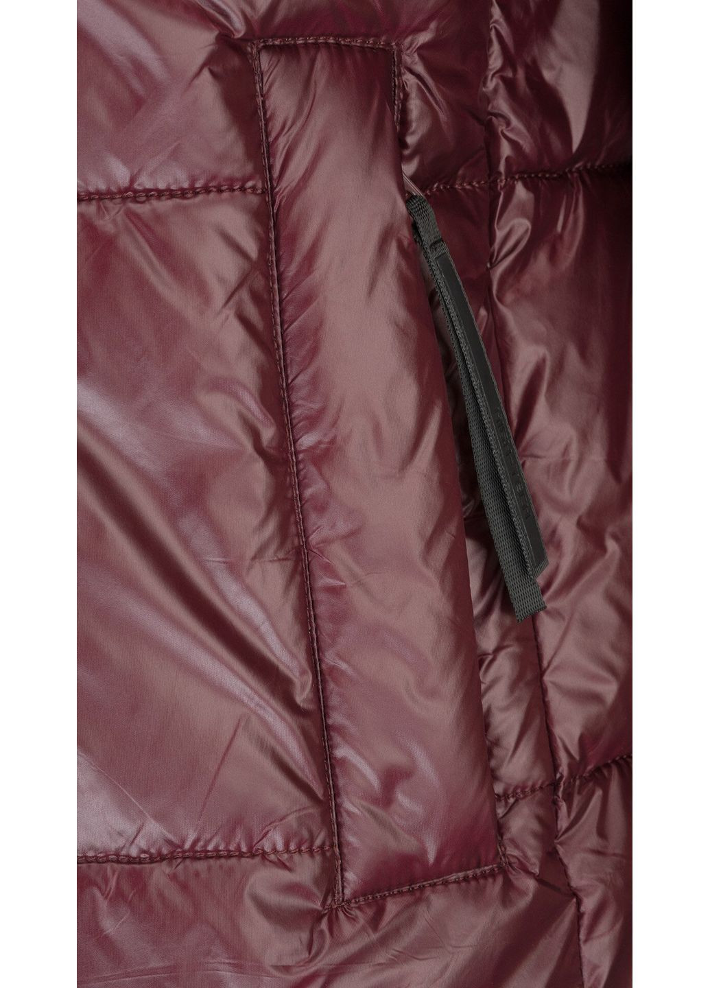 Бордовая зимняя куртка однотонная женская m505 бордовый shop (2000999155055) On me