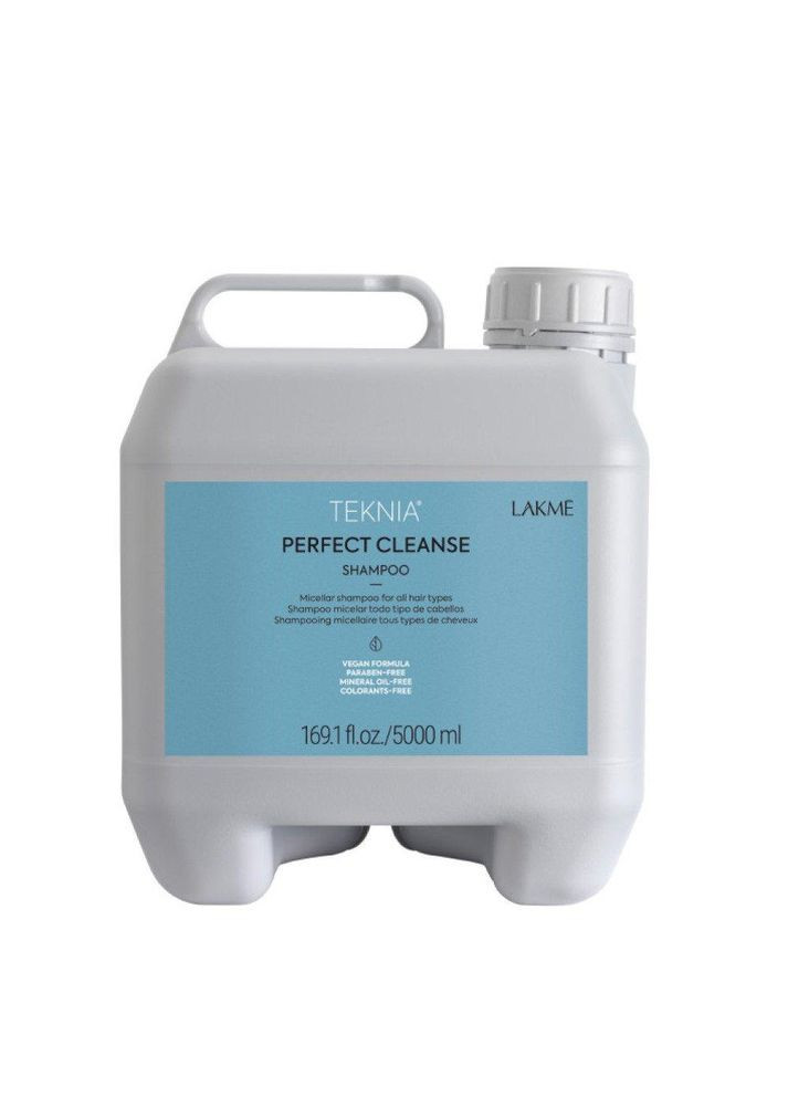 Міцелярний шампунь для глибокого очищення волосся Teknia Perfect Cleanse Shampoo 5000 мл Lakme (340816376)