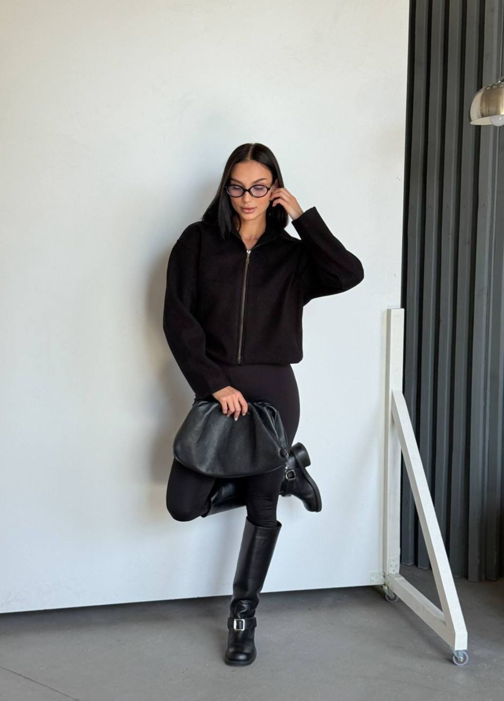 Вкорочений бомбер на блискавці Tik-Tak пілот (авіатор) на блискавці (364957605)