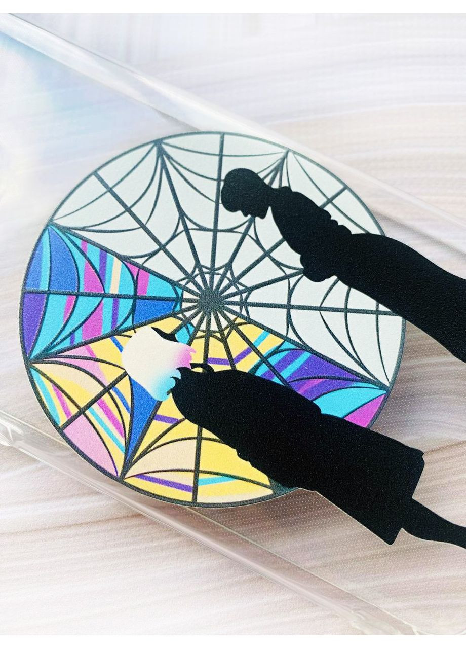 Чехол с утолщёнными углами на Samsung Galaxy S23 Ultra:: Силуэты. Уэнсдей (принт 210) Creative (360697922)