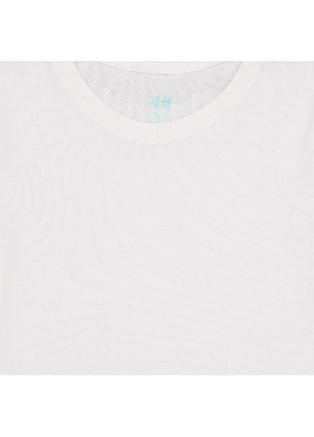 Біла демісезонна футболка H&M