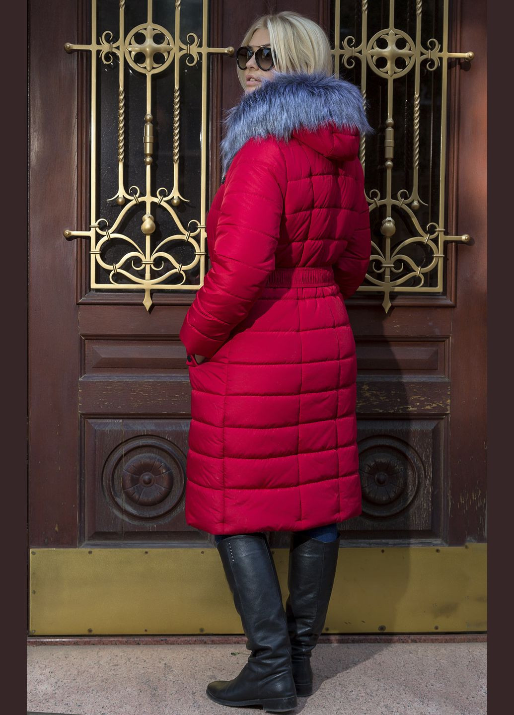Червона зимня зимова куртка мілена червоний MioRichi