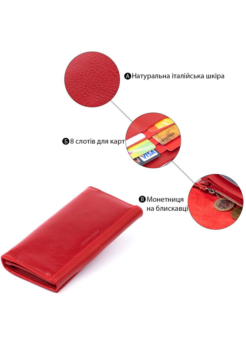 Горизонтальный клатч глянцевый на магните 20х10х2,5 11318 Grande Pelle (329195878)