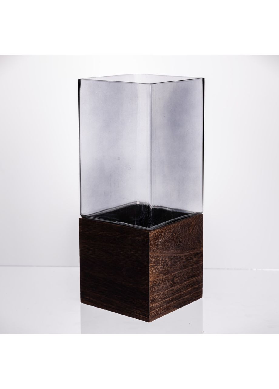 Ваза для цветов круглая стеклянная прозрачная для дома и офиса декор для интерьера цветочный контейнер Yiwu (370432281)