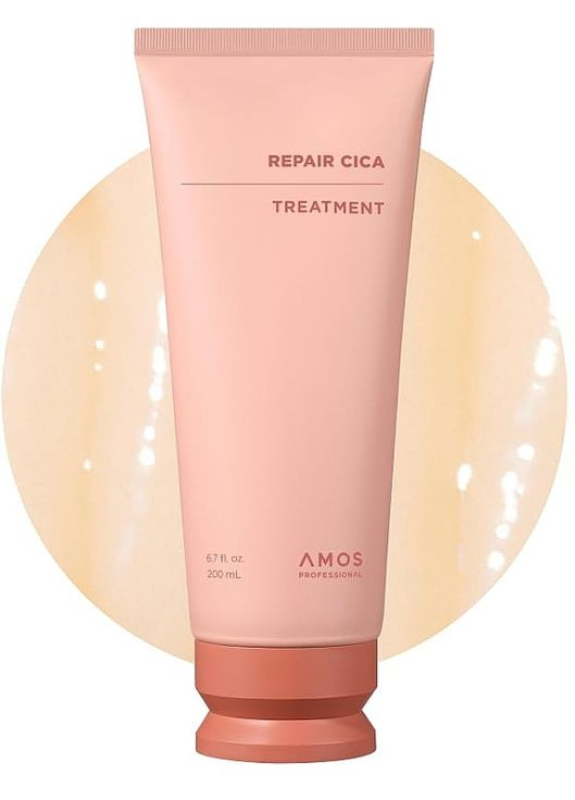 Відновлювальна маска для пошкодженого волосся Repair Cica Treatment 200ml (1498736-39222198) Amos Professional (369131771)