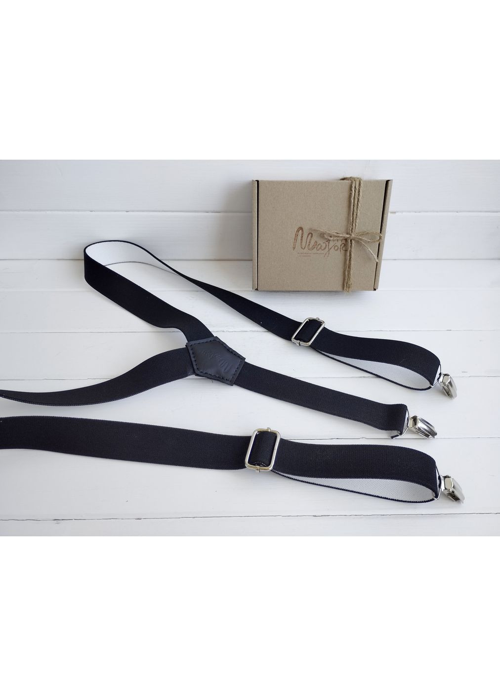 Подтяжки черные классические Major Style (357206571)