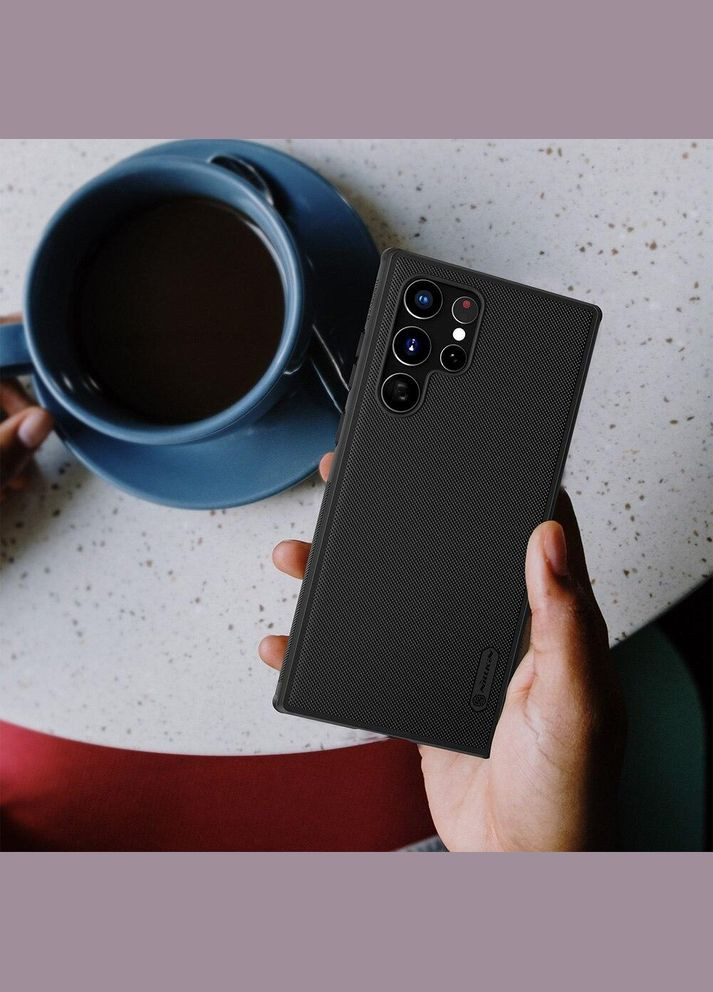 Чохол бампер Super Frosted Shield Pro для Samsung Galaxy S22 Ultra Black Nillkin (324234726)