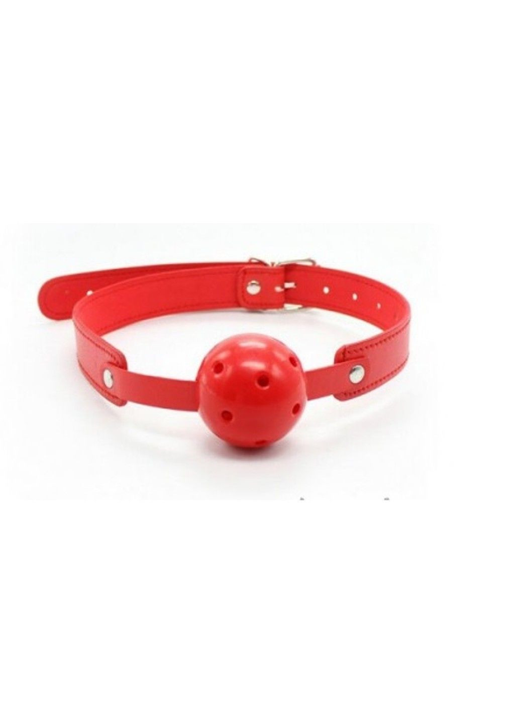 Кляп breathable ball gag red plastic DS Fetish (292011352)