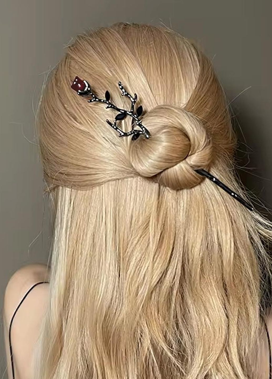 Заколка, китайські палички "Red Rose", 17 см Анна Ясеницька (356112420)