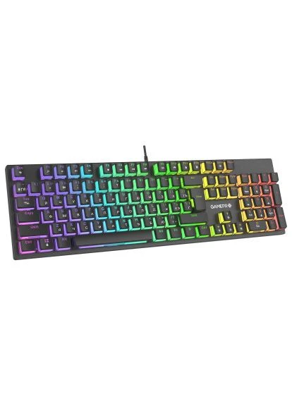 Клавіатура (MK85R) GAMEPRO MK85R Red Switch RGB USB Black (357239547)