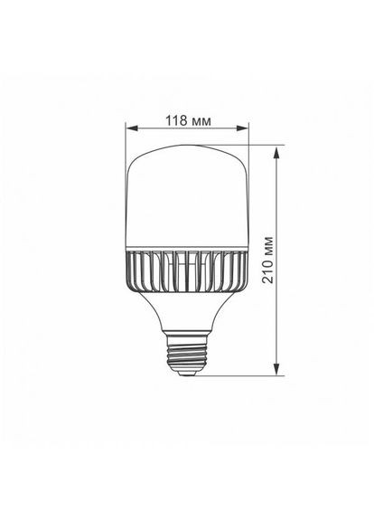 Светодиодная лампа A118 VLA118-50275 50 Вт E27 5000 K (24252) Videx (284106893)