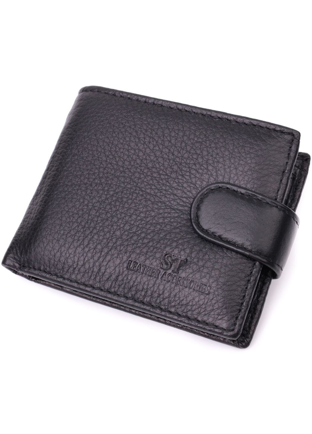 Чоловічий шкіряний гаманець 11х8,5х1,5 см st leather (288047246)