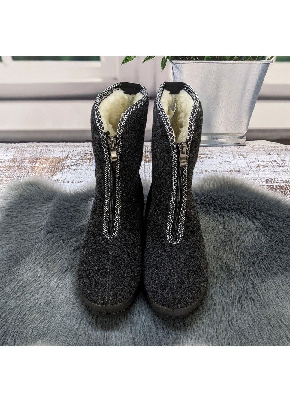 Зимние ботинки женские Progress войлок