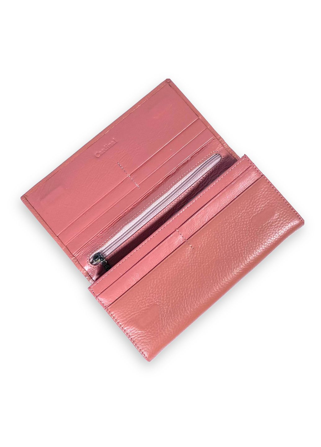 Гаманець жіночий натуральна шкіра 4 відділи для купюр 8 для карток розмір: 18.5*10*4 см рожевий Cardinal (266911734)