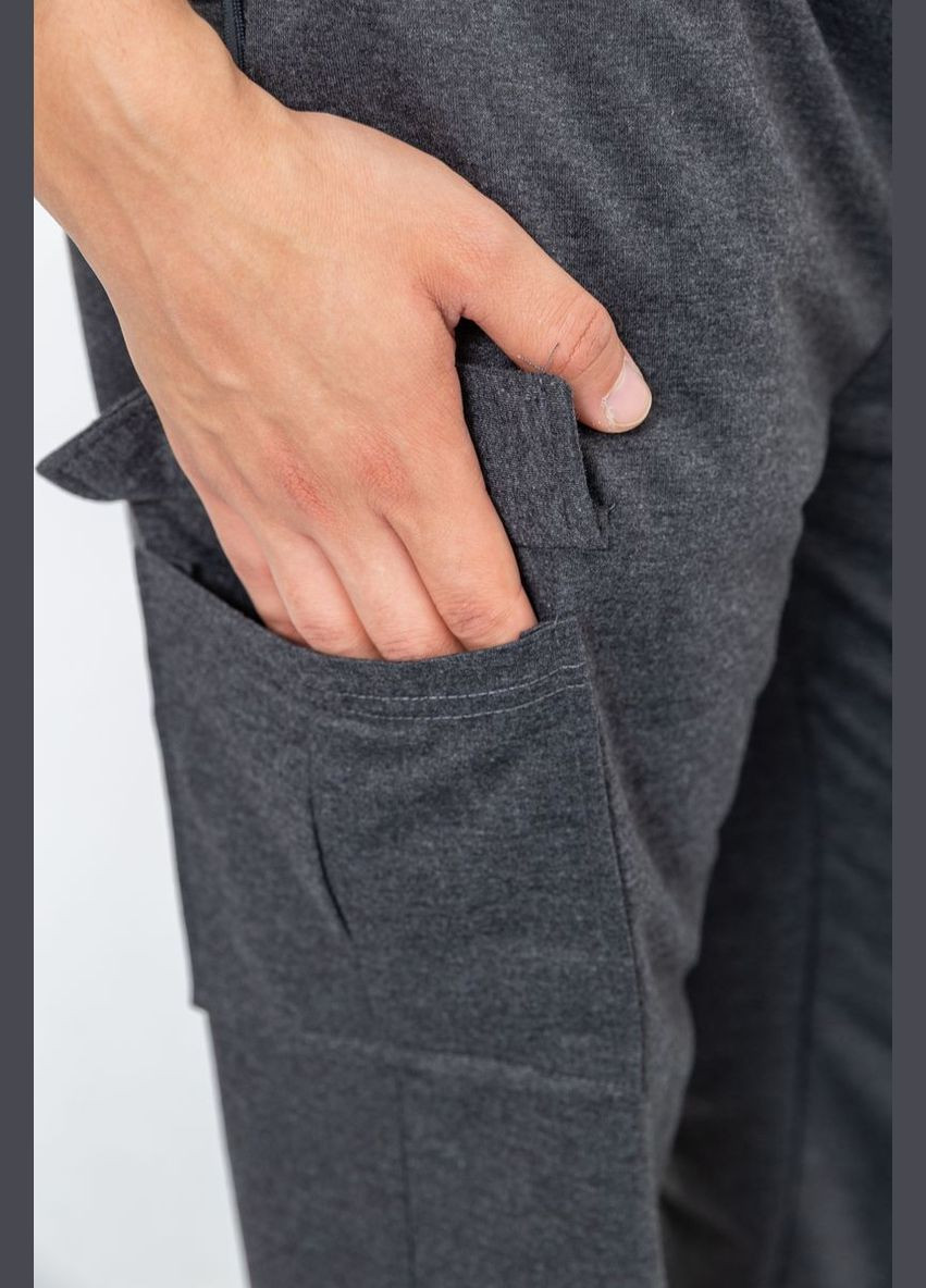 Темно-серые спортивные демисезонные брюки Ager