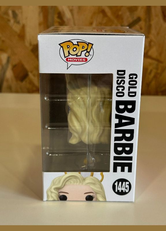 Барби фигурка фанко поп Золотая Дискотека Барби Barbie the Movie Gold Disco Barbie игровая виниловая фигурка Funko Pop (289134025)