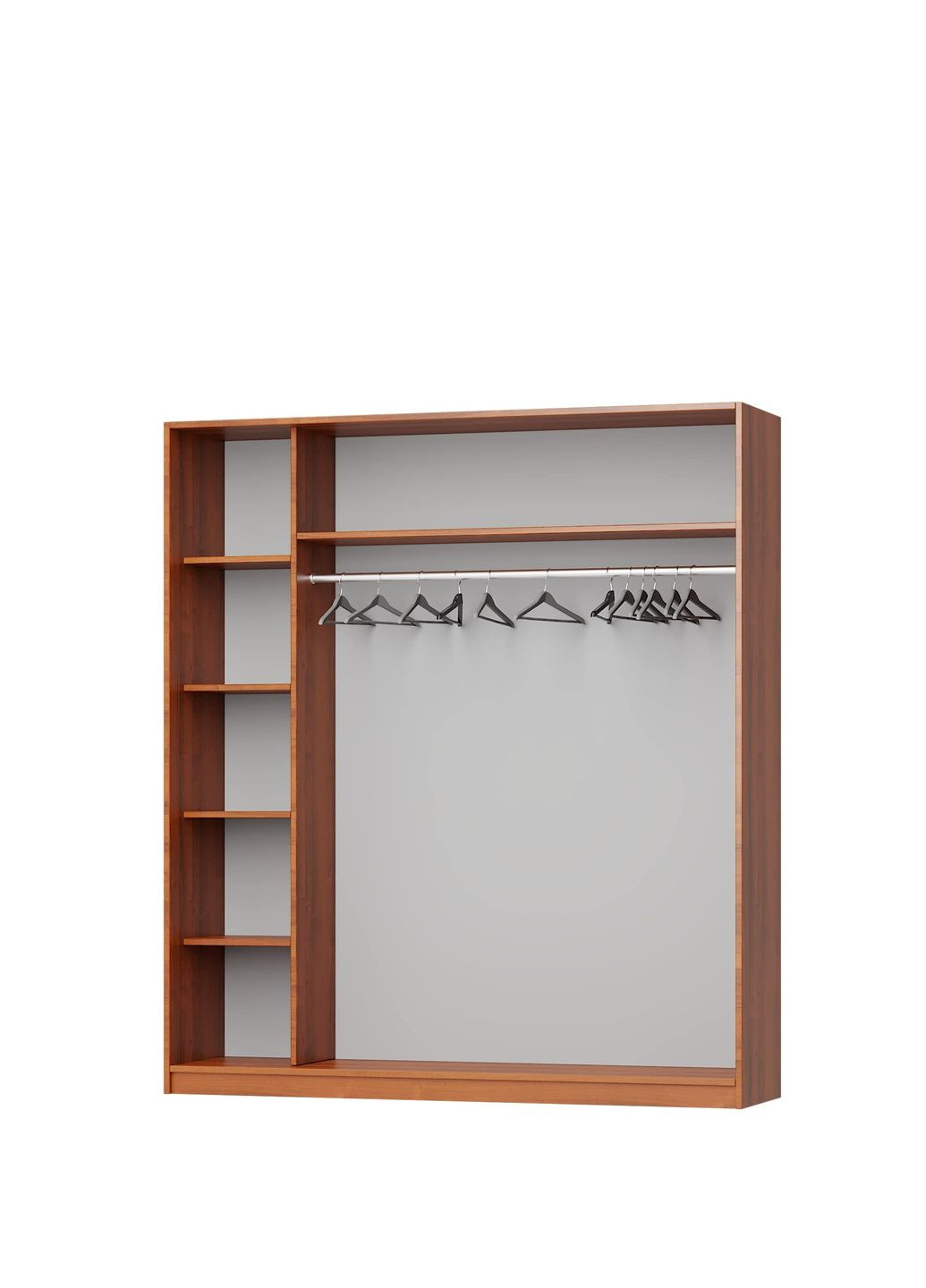 Шкаф-купе двухдверный Уни AL 2 Зеркала 180x60x210 см (MBS-2655) MebelStar (346288820)