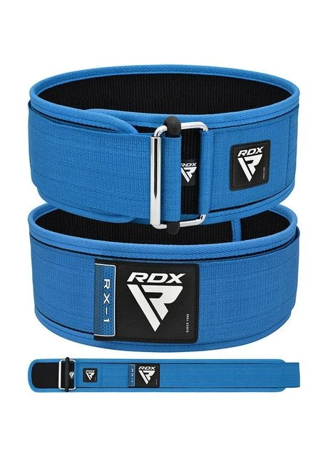 Пояс для важкої атлетики RX1 Weight Lifting Belt BLUE RDX (395014406)
