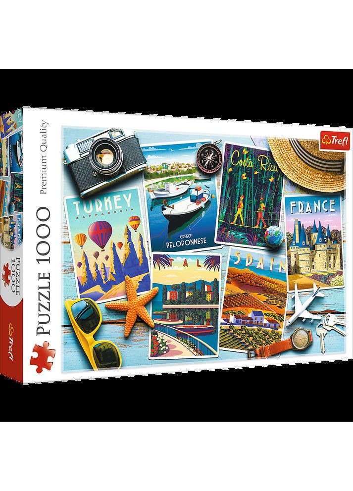 Пазлы "Сувенирные открытки" 1000 элементов 68х48 см 10714 Trefl (356505009)
