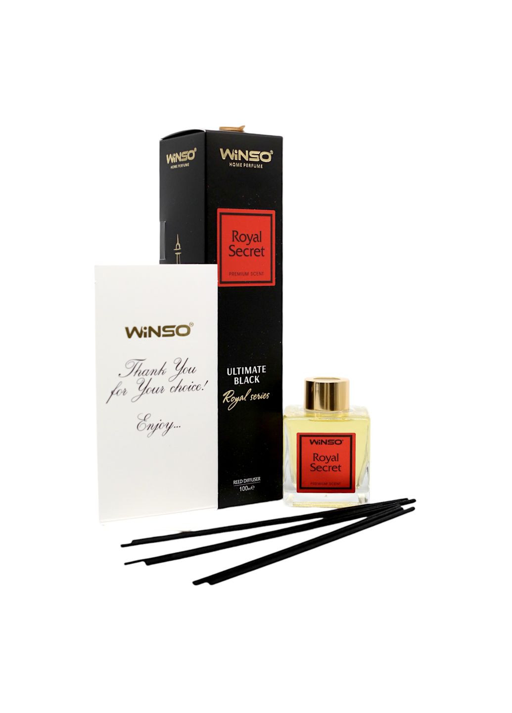Ultimate Black Ароматизатор для дому Royal Secret 100 мл Winso (308218326)