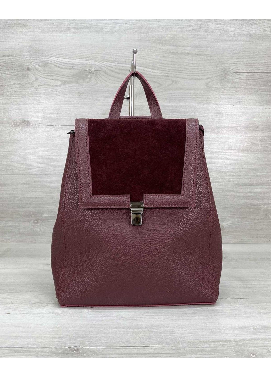 Рюкзак «Луї» із замшем бордовий. WeLassie (315688576)
