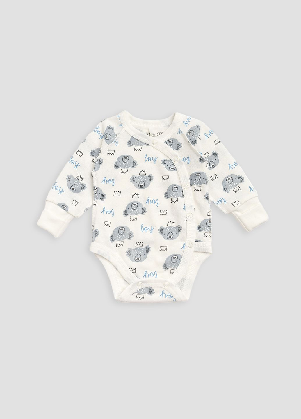 Боді яслі для хлопчика колір молочний CB-00260183 Sweet Mario (314891816)