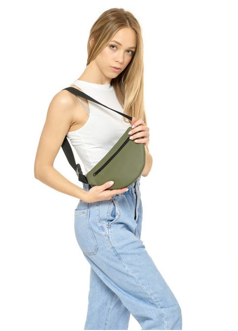 Сумка на пояс бананка Marina SKH зеленый хаки (SKU_85151019-VS) Sambag (302450262)
