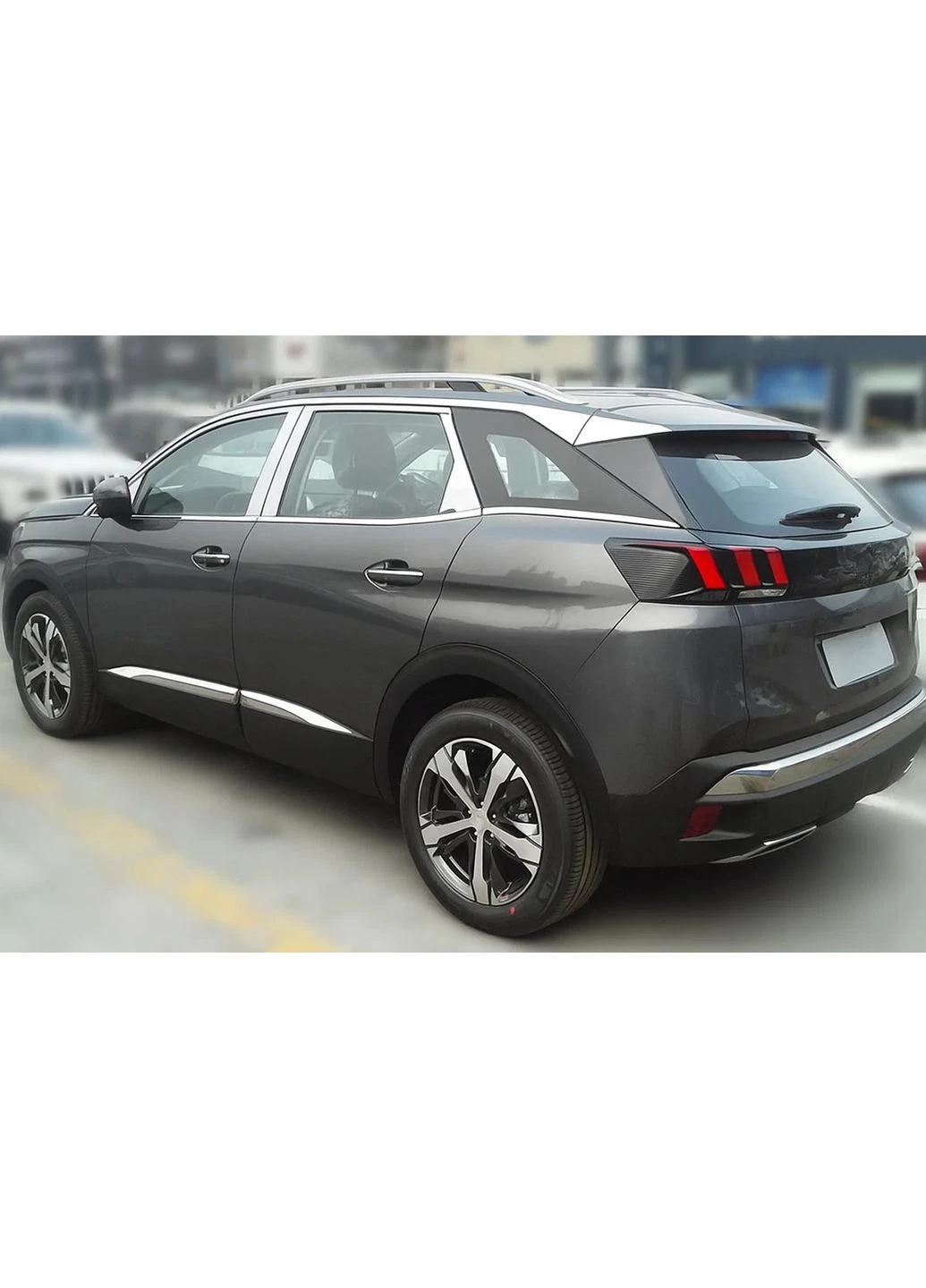 Накладки на дверные стойки из нержавеющей стали для Peugeot 3008 2016-2023 гг CARMOS (389423023)