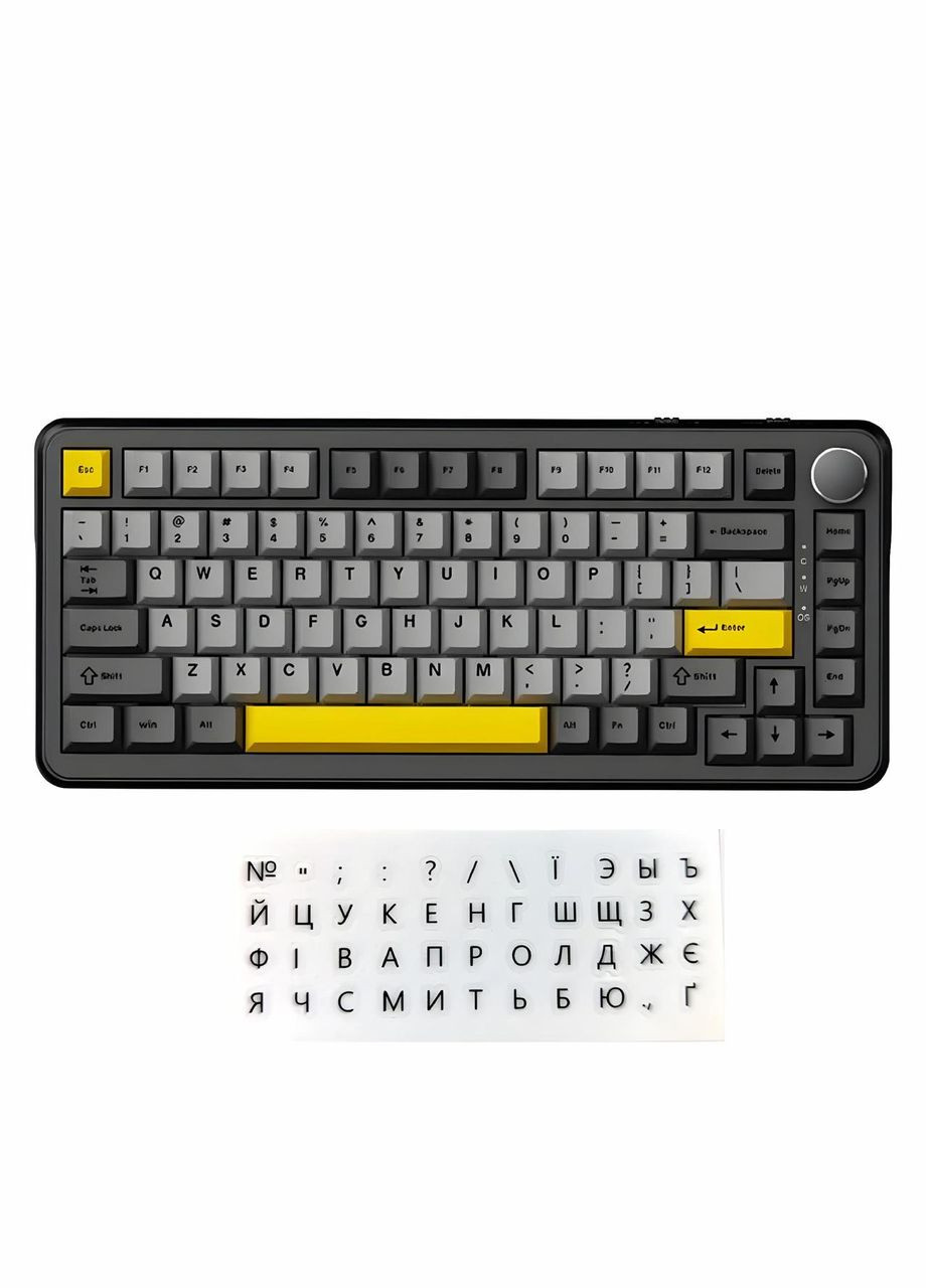 Клавиатура магнитная AK820 Max 82 клавиши, RGB, Gateron, магнитная, USB-C Black Ajazz (335816205)
