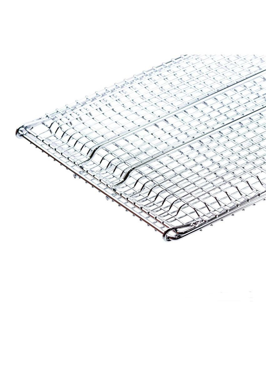 Решетка для мангала плоская середня 30×30×4 см TS Kitchen No Brand HP454 (299239513)