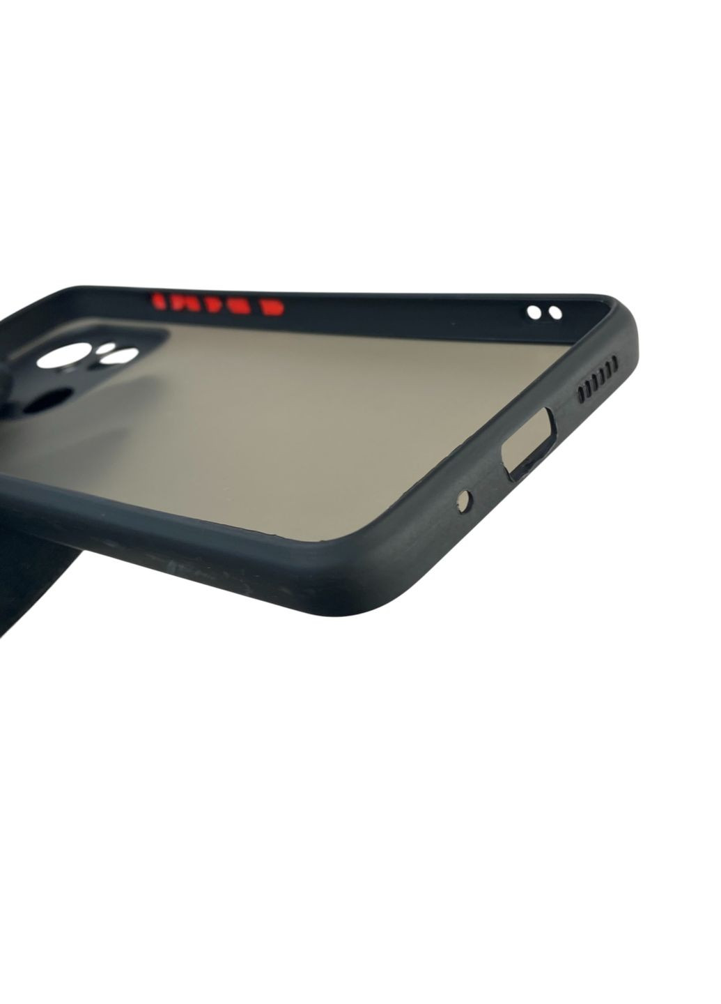 Чохол для телефона Redmi 12C з високими бортами із захистом камери на сяомі редмі 12с чорний Xiaomi (366234283)