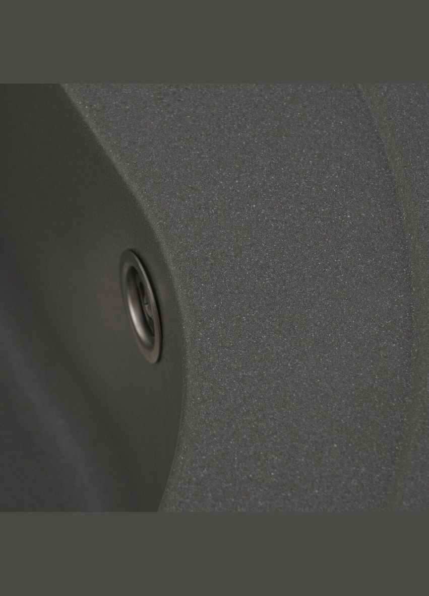 Гранітна мийка для кухні 510 LUNA матова мусон Platinum (342070904)