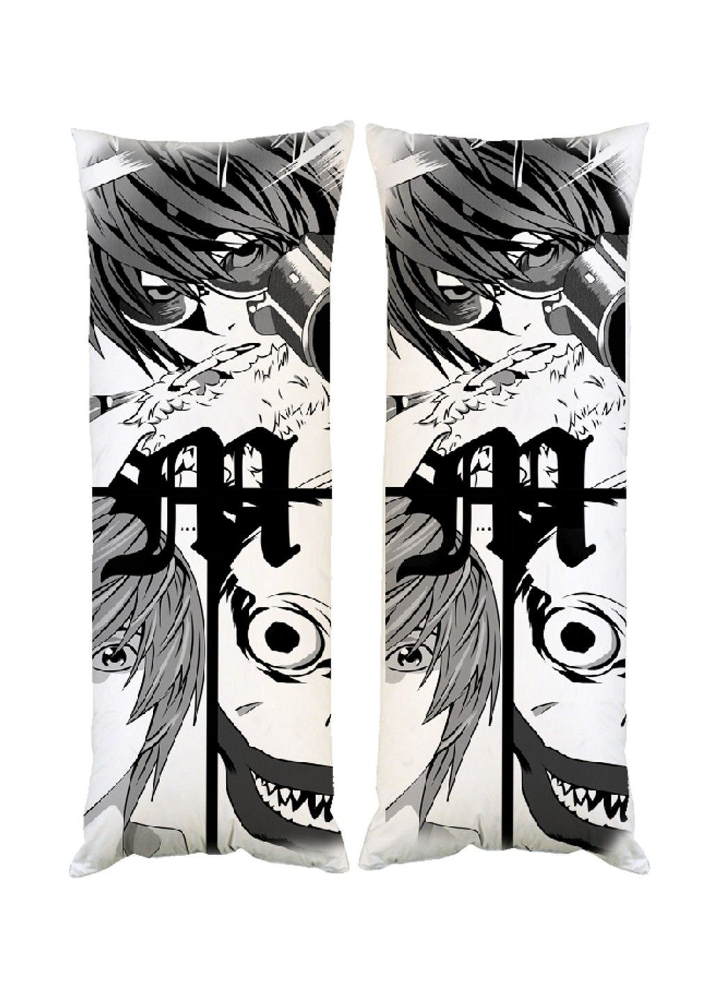 Подушка дакимакура Лайт Кира Мэлло Тетрадь смерти декоративная ростовая подушка для обнимания No Brand (329433292)