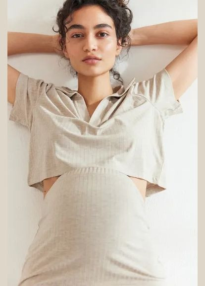 Бежевая юбка H&M