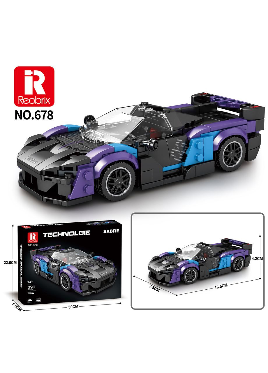 Конструктор Машина Saber Supercar деталей 390 Reobrix (336186579)