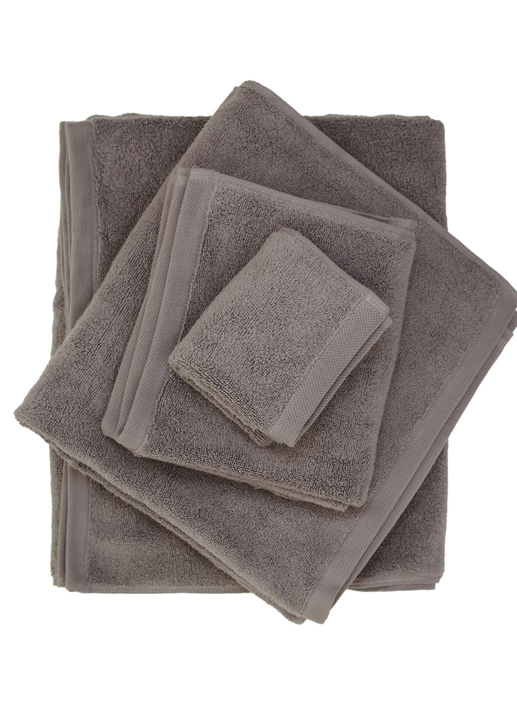 Рушник "Ніжність" 30x50 см MVM однотонний сірий