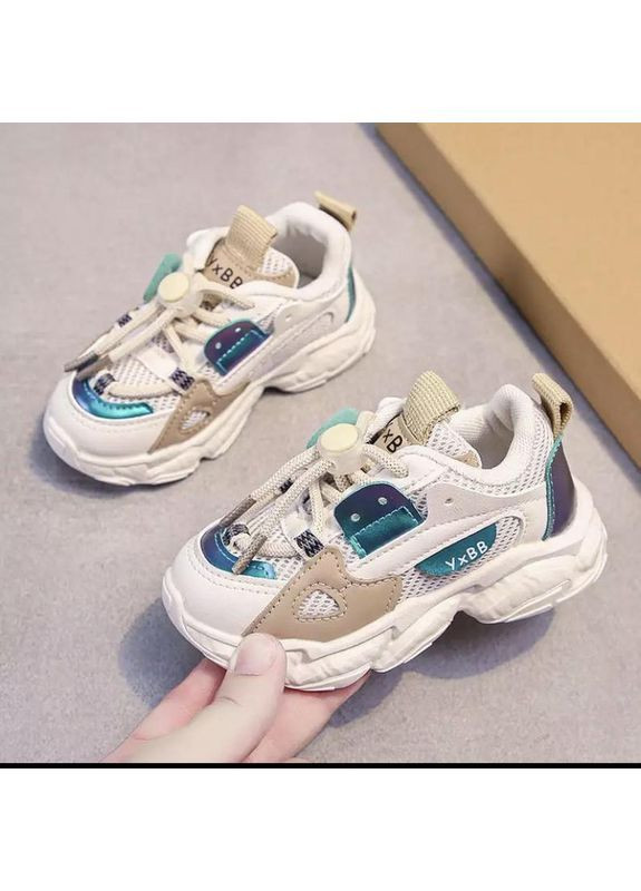 Молочные всесезонные стильные кроссовки для детей (17,8 см) BabyStyle