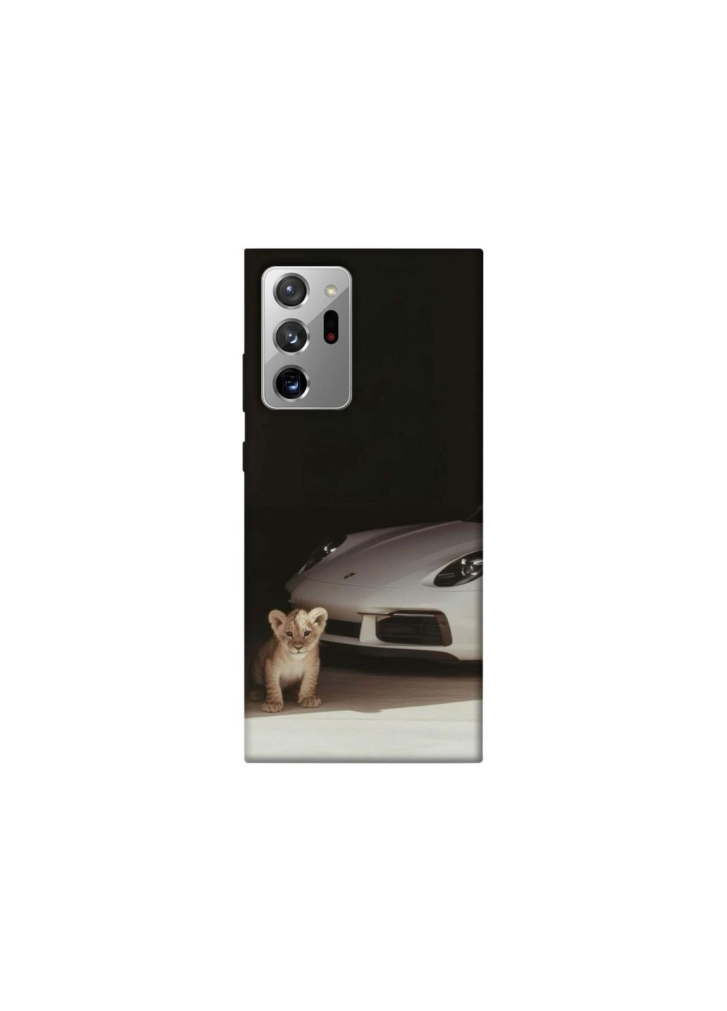 Чехол на Samsung Galaxy Note 20 Ultra Porsche white Frontalka (353840983)