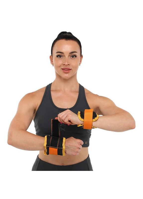 Обтяжувачі-манжети для рук та ног UR Pro (2 x 1,0кг) (верх-поліестер, наповнювач-пісок, жовтий) (ZA-2072-2) Zelart (361435212)