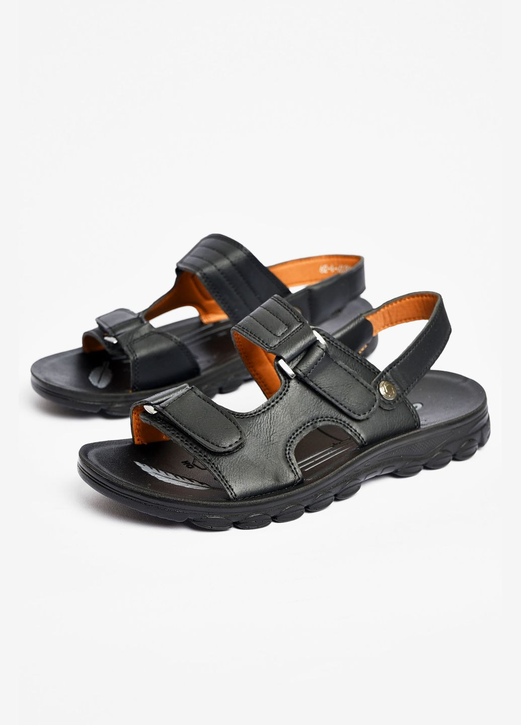 Шльопанці підліткові для хлопчика чорного кольору Let's Shop (327215293)