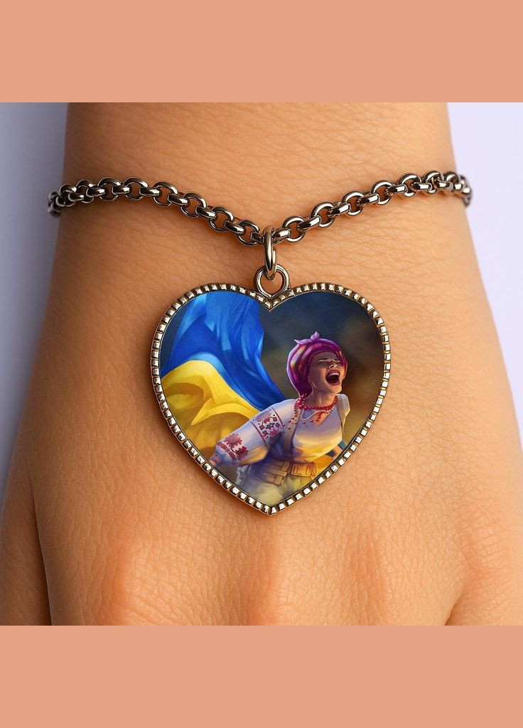 Браслет Патріотичний #27 (серце) No Brand (329331287)