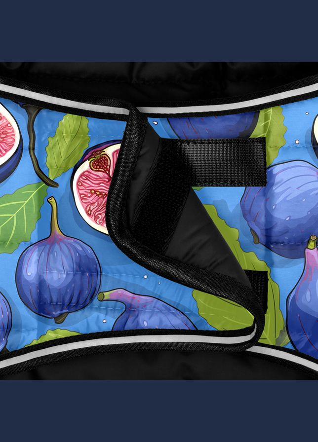 Курточка-накидка для собак Clothes, рисунок "Инжир", L, А 41 см, B 58-70 см, С 42-52 см WAUDOG (332879986)