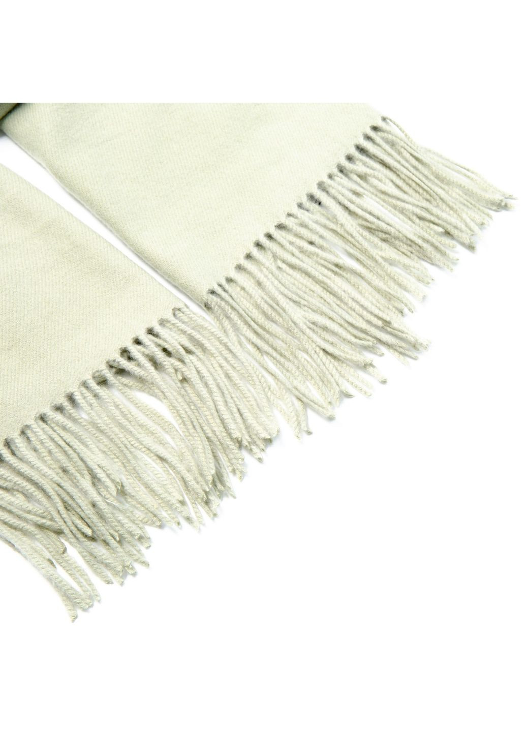 Палантин мужской однотонный кашемир зеленый ELROY 258-754 LuckyLOOK 258-754M (322791631)