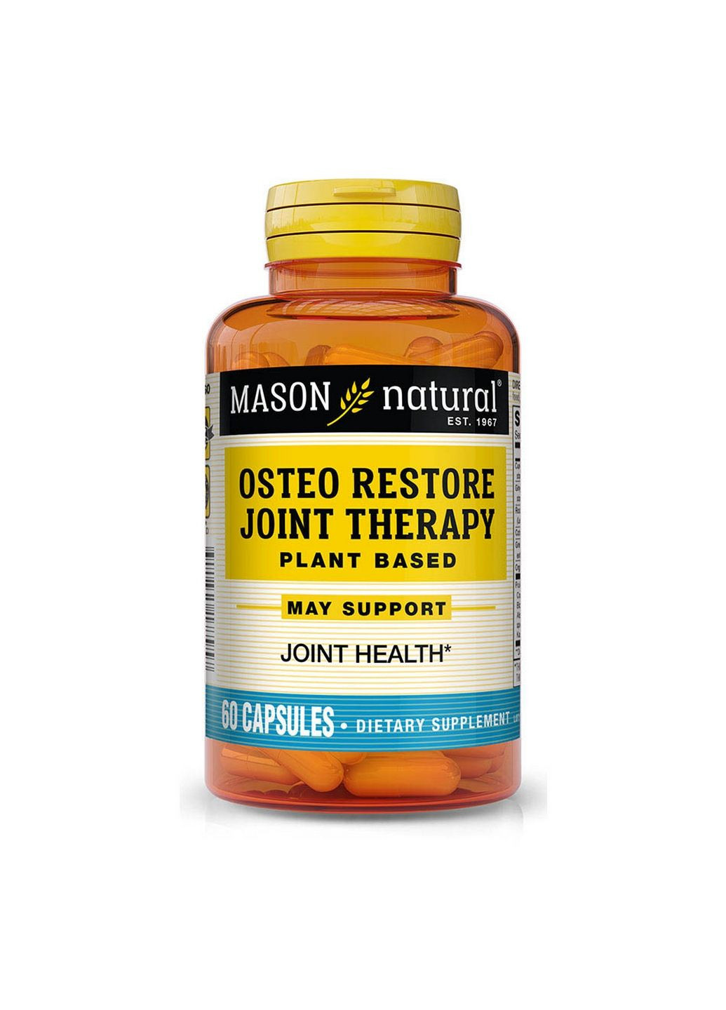 Препарат для суставов и связок Osteo Restore Joint Therapy, 60 капсул Mason Natural (293338456)