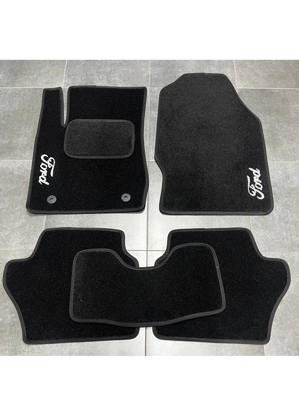 Ворсові килимки в салон для Ford (2008-)/ Форд Фієста /Чорні, кт. 5шт BLCCR1147 Beltex Fiesta (360618036)