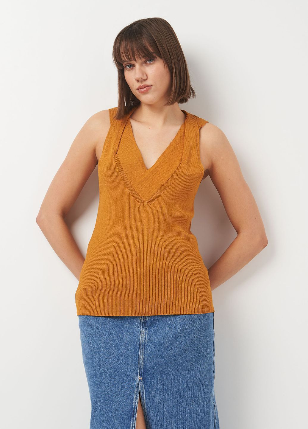 Майка в рубчик Uterque — 317843222