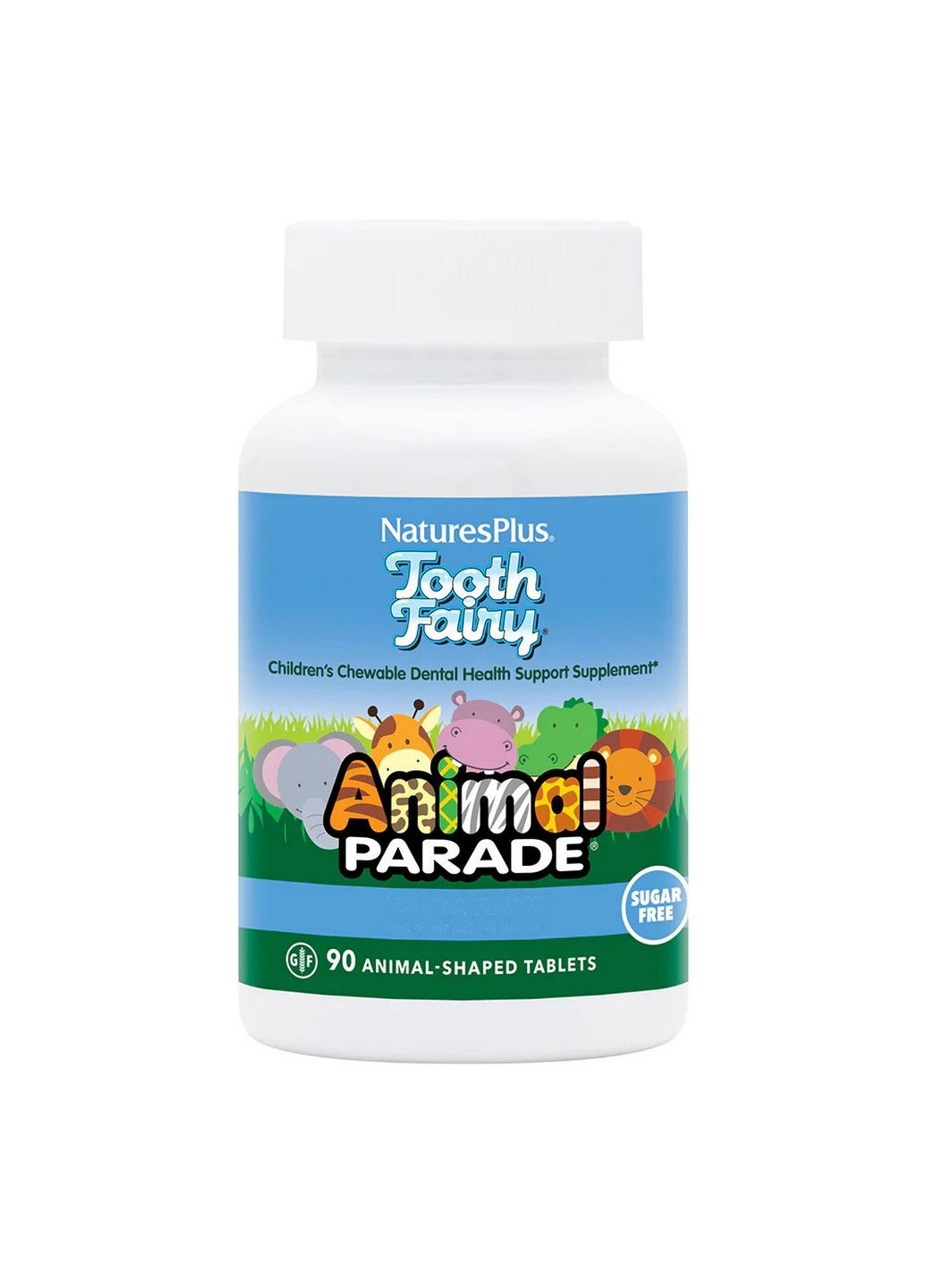 Вітаміни та мінерали Animal Parade Children's Tooth Fairy, 90 жувальних таблеток Natures Plus (293417980)